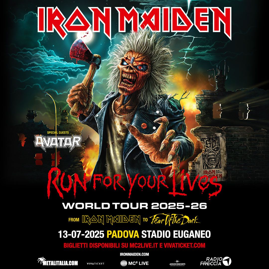 Iron Maiden Una Data Allo Stadio Euganeo Di Padova A Luglio Mc