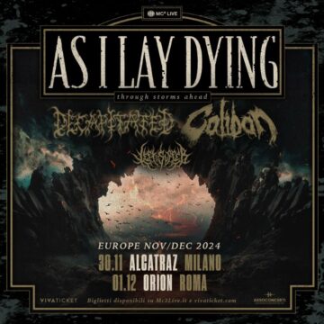 AS I LAY DYING: due date in Italia con Decapitated e Caliban in autunno