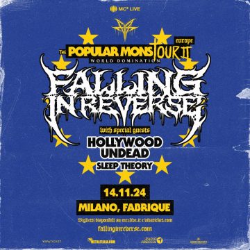 FALLING IN REVERSE: una data a Milano a metà novembre