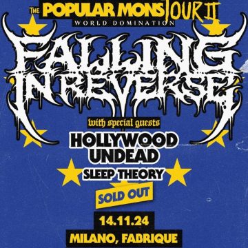 FALLING IN REVERSE: la data di Milano è sold out