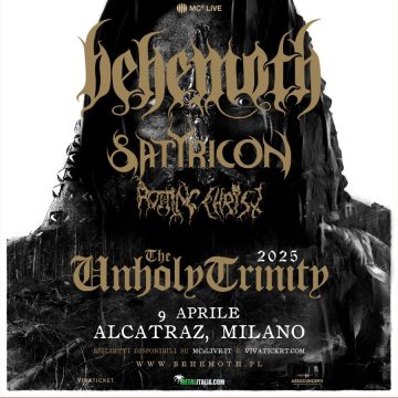 BEHEMOTH: una data a Milano con SATYRICON e ROTTING CHRIST