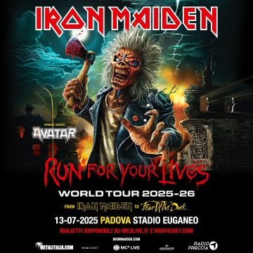 IRON MAIDEN: una data allo Stadio Euganeo di Padova a luglio 2025