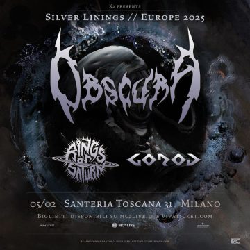 OBSCURA: una data a Milano a febbraio con Rings Of Saturn e Gorod