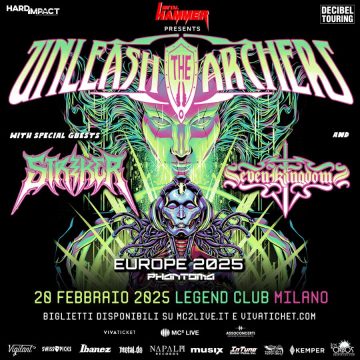 UNLEASH THE ARCHERS: una data a Milano a febbraio