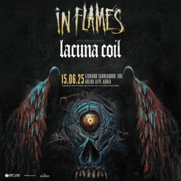 IN FLAMES: una data a Lignano Sabbiadoro nel 2025 con i LACUNA COIL