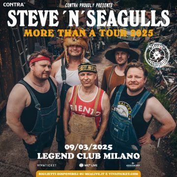 STEVE’N’SEAGULLS: una data a Milano a marzo