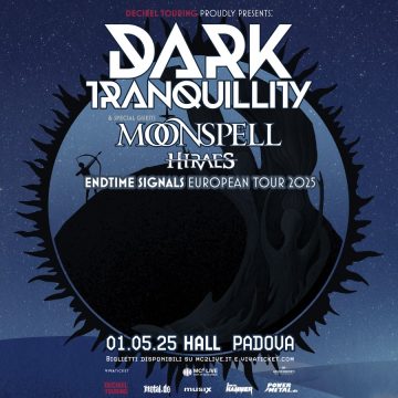 DARK TRANQUILLITY e MOONSPELL: una data a maggio a Padova