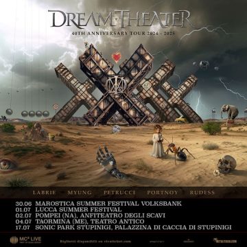 DREAM THEATER: una data a Sonic Park Stupinigi a luglio