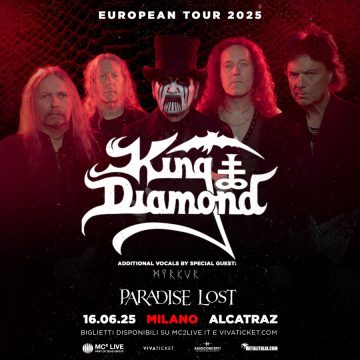 KING DIAMOND: una data a Milano a giugno insieme ai Paradise Lost